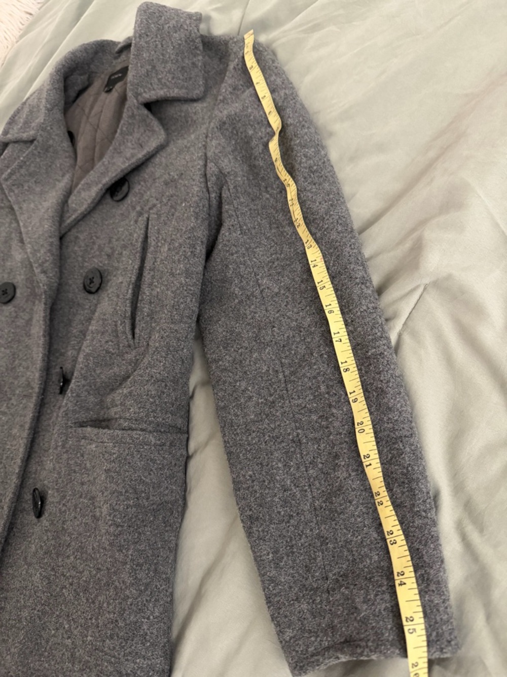 J Crew Dock Peacoat with Primaloft 80%wool - Picture 8 of 8